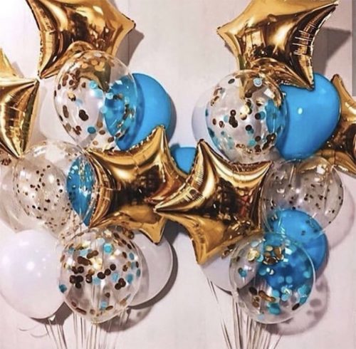 Brigh Blue Balloons