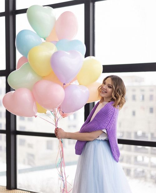 Different color hearts