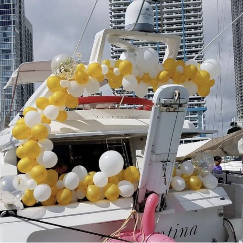 Желто Белая Гирлянда