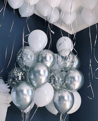 Birthday balloons Blue