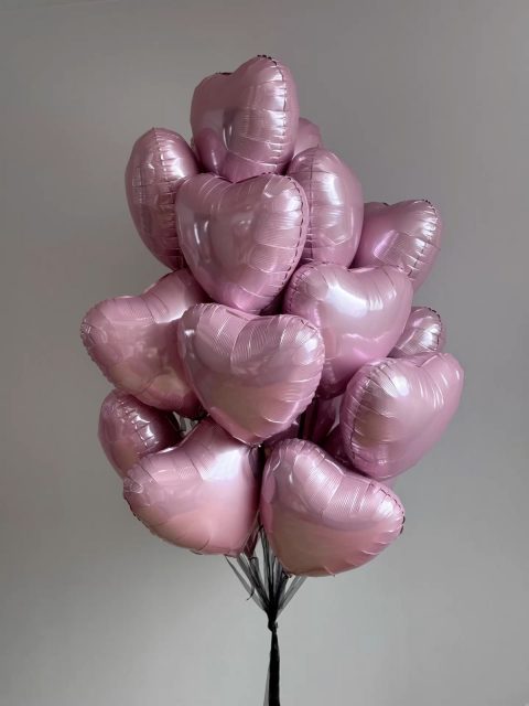 Helium Heart Balloons – 18 pcs
