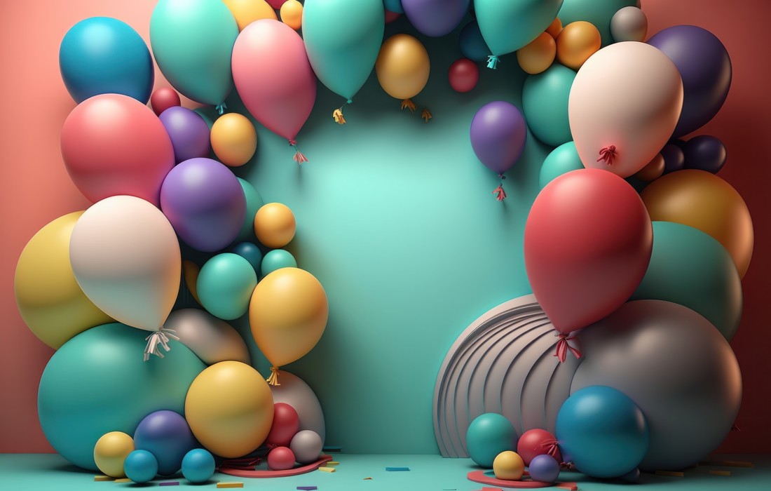Как украсить день рождения гелиевыми шарами