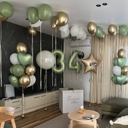 Декор воздушными шарами