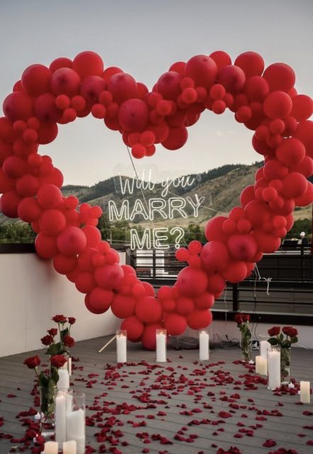 Arc of the heart Will you marry me