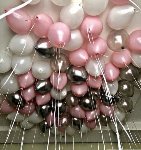 Helium balloons 60 pcs