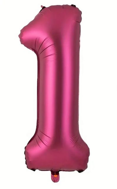 red wine number 1 balloon